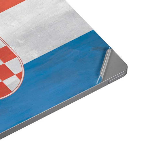 Croatia Flag Distressed Universal Laptop 15in (12.2 x 8.8in) Skin